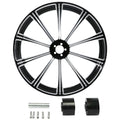 21" x 3.5" CNC Front Wheel Rim Hub Dual Disc Fit For Harley Touring ABS 1997-21
