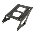 Black Detachable Two Up Mounting Rack Fit For Harley Touring Road Glide 2014-26
