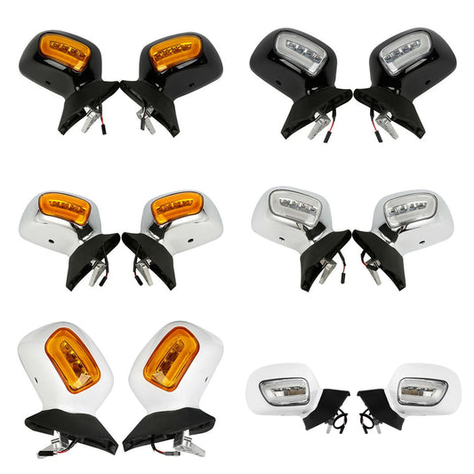 Rear View Mirror W/ LED Turn Signals Fit For Honda Goldwing 1800 GL1800 01-17 16
