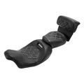 Driver Passenger Seat w/ Backrest Fit For Harley Touring Cvo Street Glide 14-23