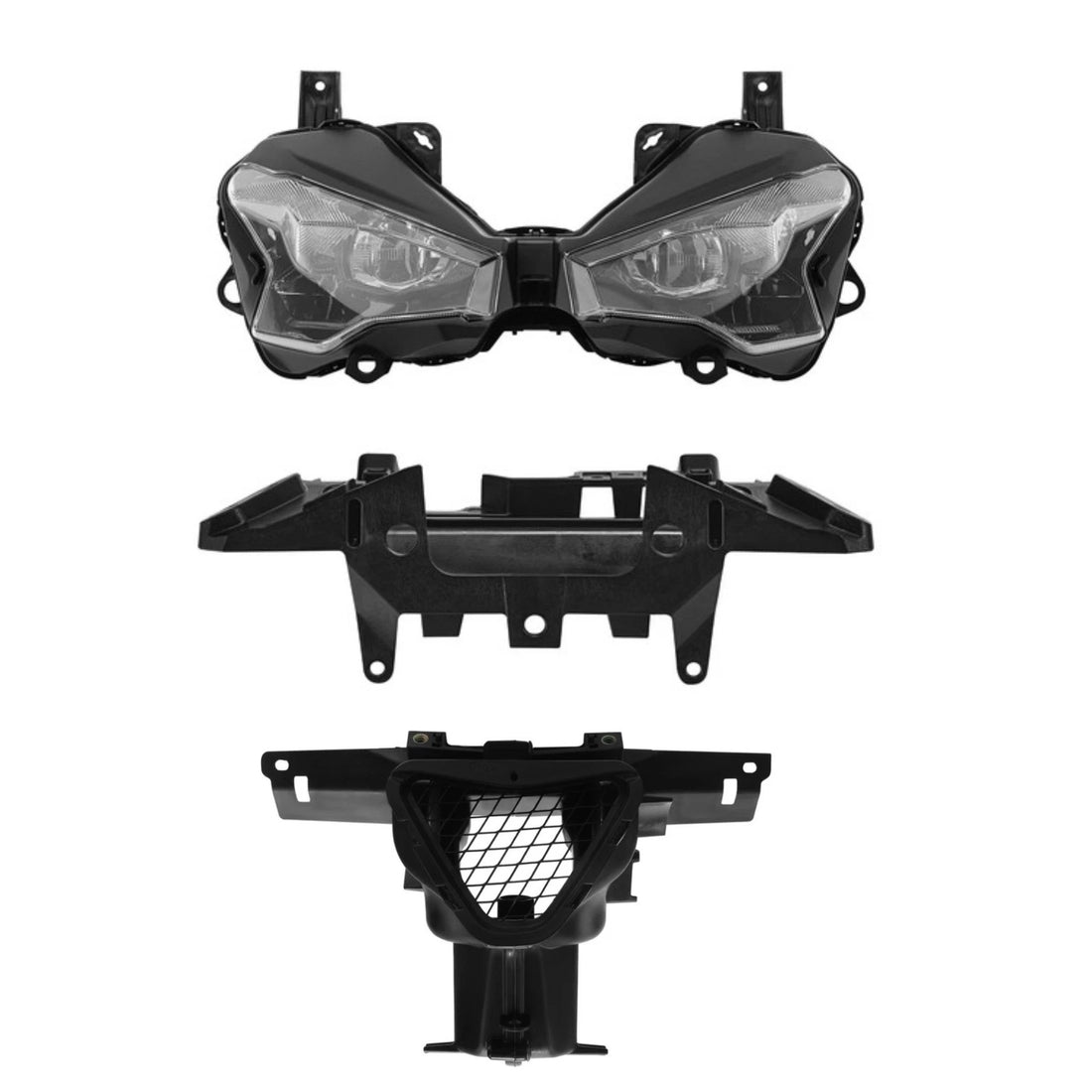 Headlight Fairing Stay Bracket Ram Air Duct Fit For Kawasaki Ninja ZX6R 24-25 25