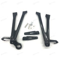 Suzuki GSXR600/750 K11 Black Rear Passenger Foot Pegs Bracket Fit For 2011-2025