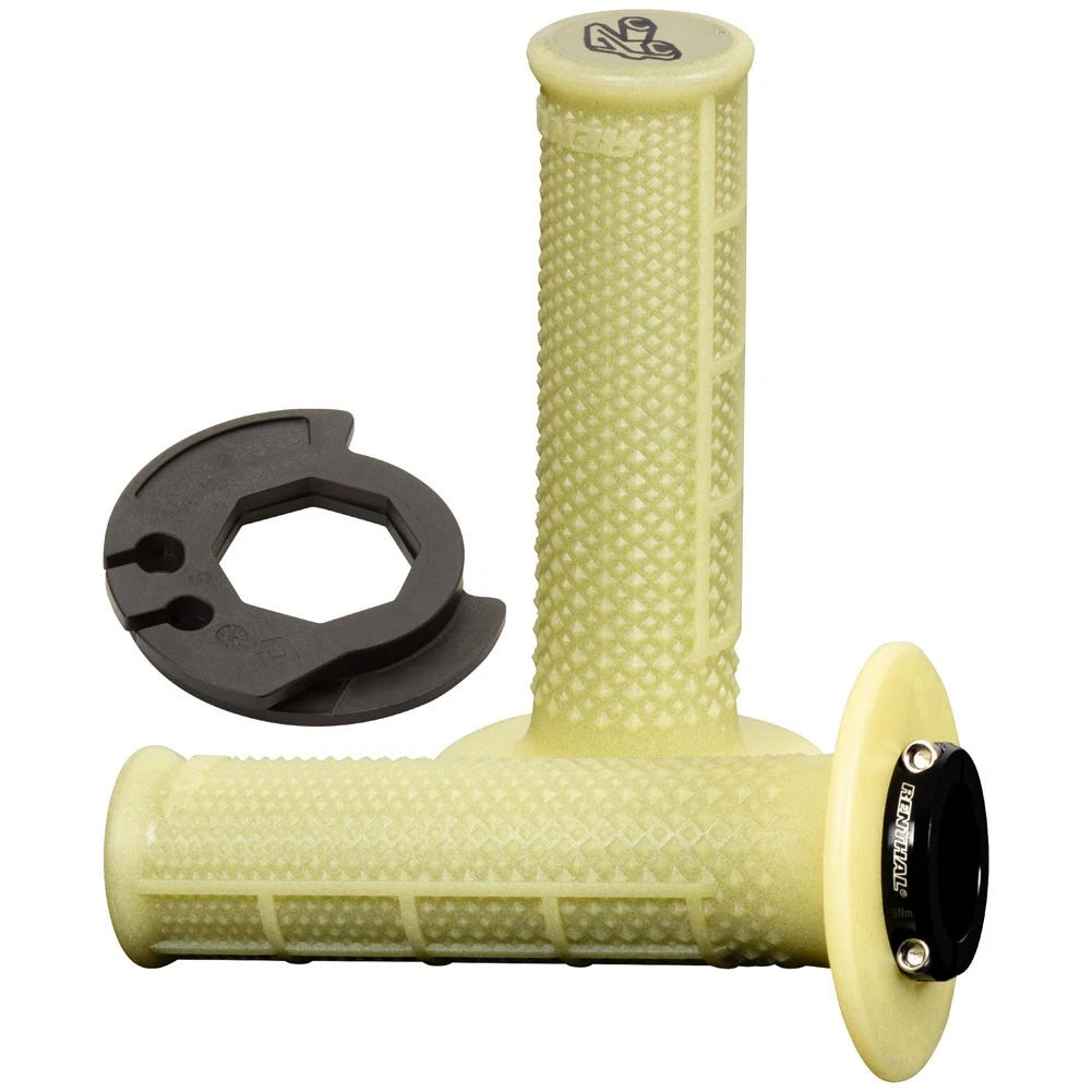 Renthal 2136770014138f-a4452f Aramid Tapered Half Waffle MX R-Works Lock-On