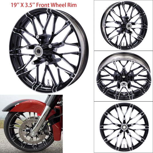 19''X3.5'' Front Wheel Rim Fit For Harley Touring Road King Glide 2008-2024 ABS