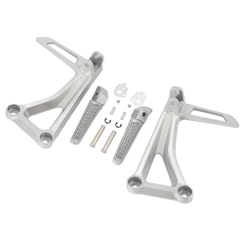 Silver Passenger Rear Foot Peg Bracket For Honda CB650F CBR650F 2014-2017 2018