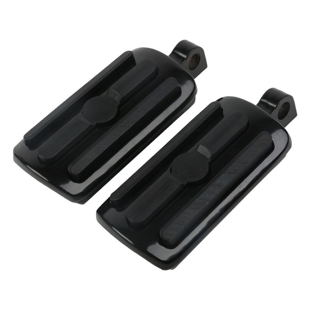 Black Highway Footrests Foot Pegs Fit For Harley Davidson Touring Models 1986-26