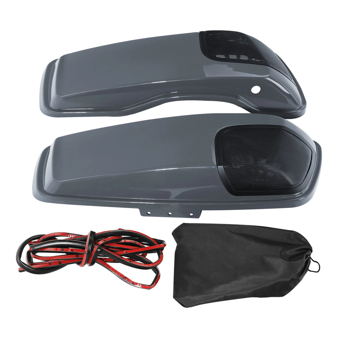 Hard Saddle Bags Lids Speaker Cutout Fit For Harley Touring Road Glide 2014-2024