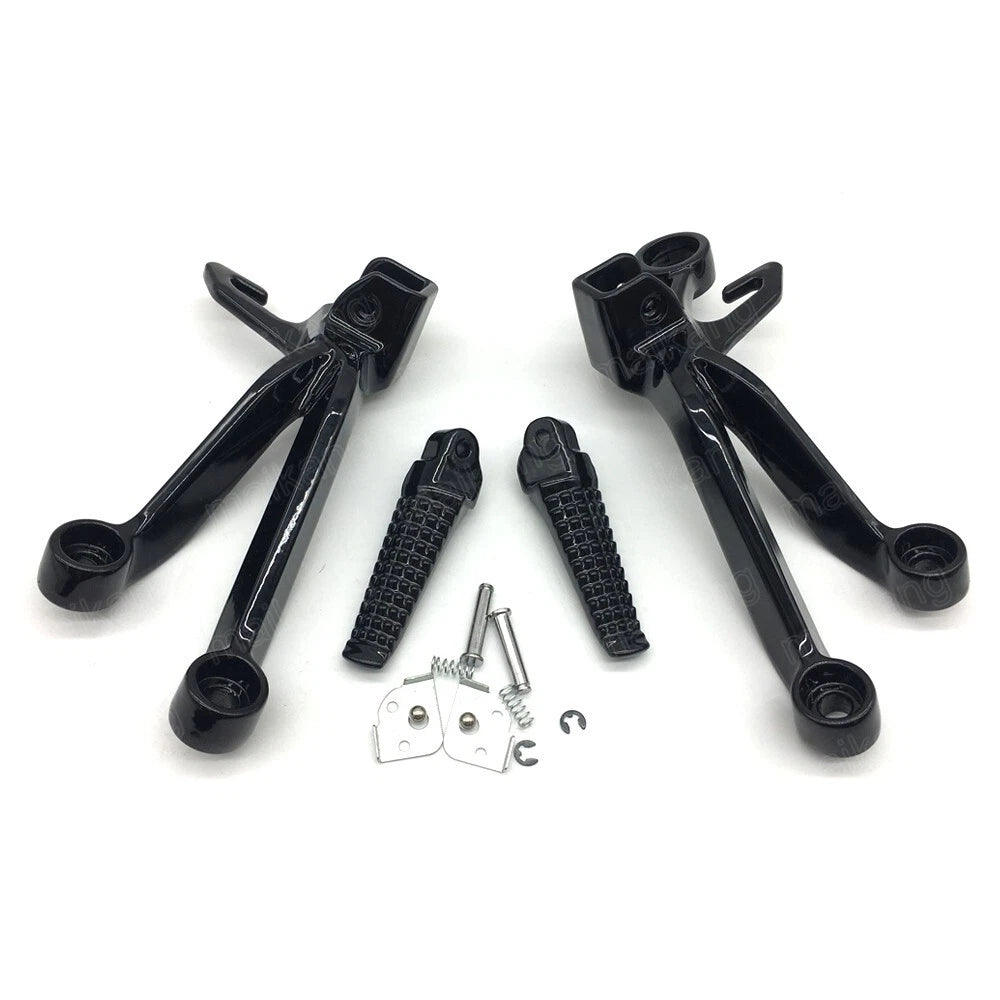 For 2003 2004 Suzuki GSXR1000 Motorcycle Passenger Rear Foot Peg Bracket Black