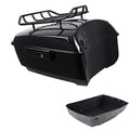 Black King Trunk Luggage Rack Fit For Harley Touring Street Road Glide 2014-2026