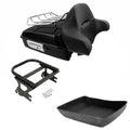 Chopped Trunk Pad Rack Mount Fit For Harley Touring Electra Glide 97-2008