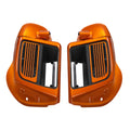 Lower Vented Fairings Fit For Harley Touring 14-2023 Scorched Orange/Black Denim