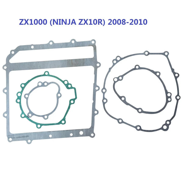 Crankcase Clutch Covers Oil Pan Gasket For Kawasaki ZX-10R ZX10R ZX1000 08-10