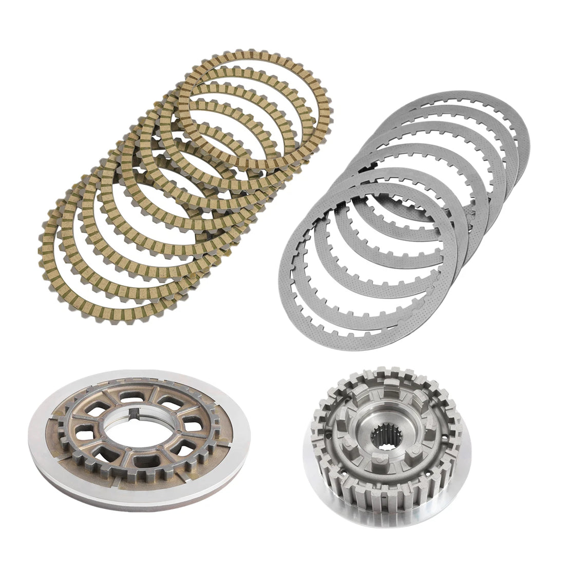 Friction Clutch Pressure Plates Hub Fit For Harley Sportster XL 883 1200 91-03