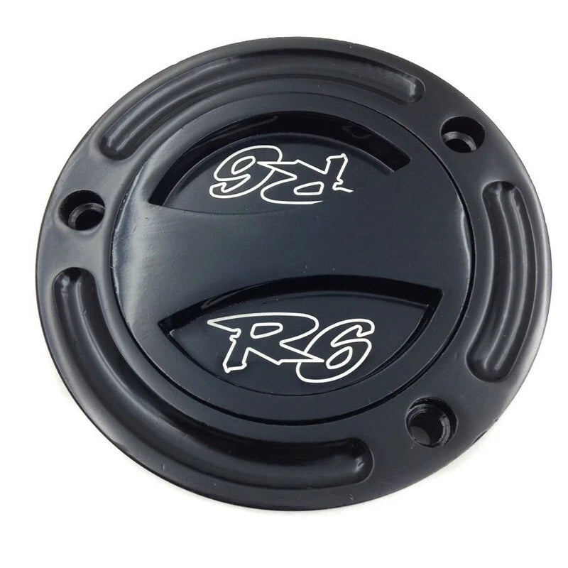 Motorcycle Keyless Fuel Caps Fit For Yamaha YZF-R6 1999-2019 R6S 2006-2009 Black