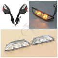 Turn Signal Indicators Fit For 11-15 Kawasaki Ninja ZX10R ZX-10R Rearview Mirror
