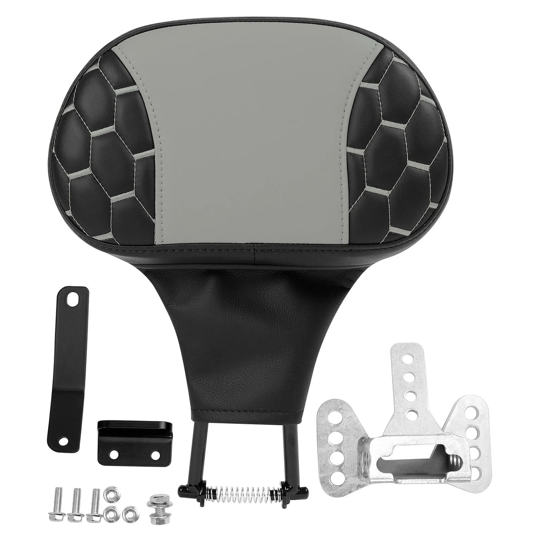 Driver Backrest Pad and Mounting Kit Fit For Harley Road King 1997-2025