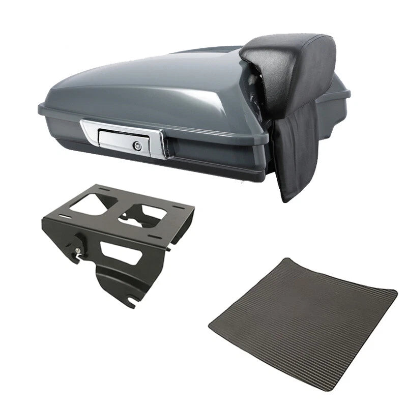 Razor Trunk Backrest Solo Mount Fit For Harley Touring Electra Glide 2014-2026
