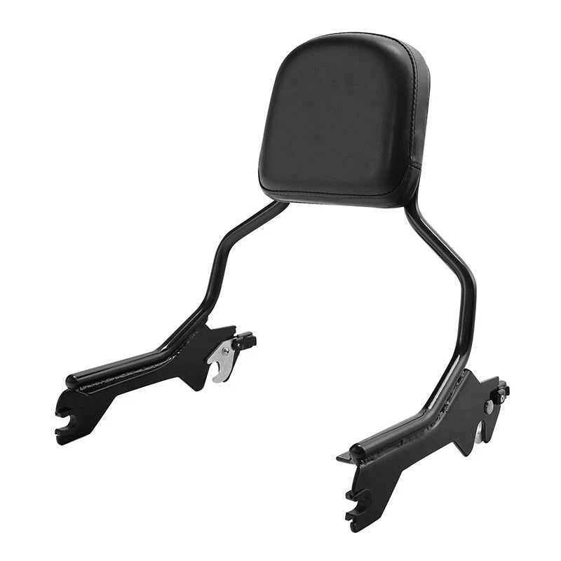 Black Sissy Bar Backrest Fit For Harley Softail Fat Boy Flfbs Fxbrs 2018-2025 24