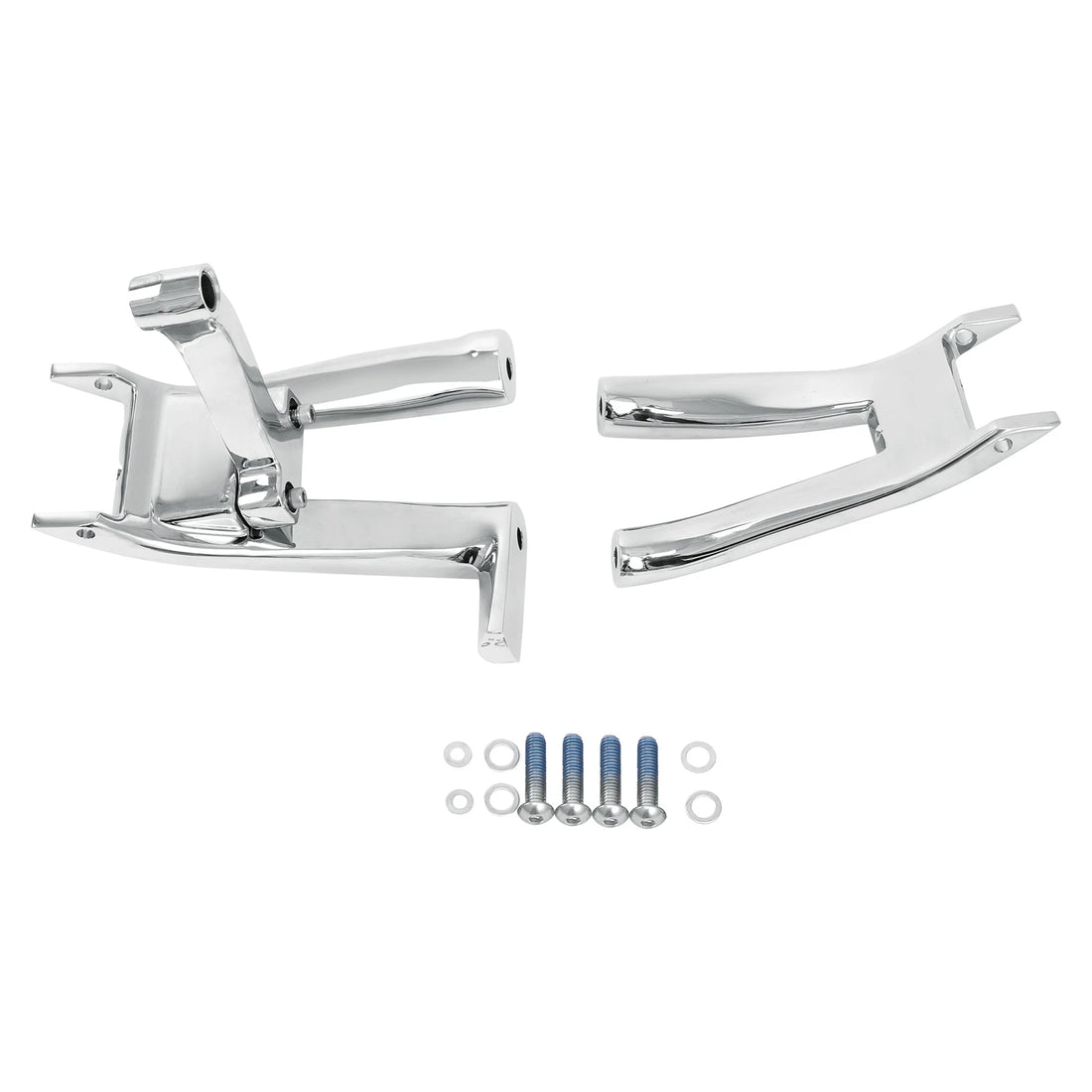 Chrome Driver Floorboard Footboard Bracket Fit For Harley Softail Deluxe 2018-25