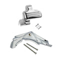 Chrome Cylinder Base Side Cover & Starter Cover Fit For Harley Touring 2007-2016
