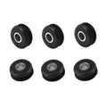 6Pcs Motorcycle Gas Tank Mounts Metal & Rubber Grommets For Harley Softail Fxwg