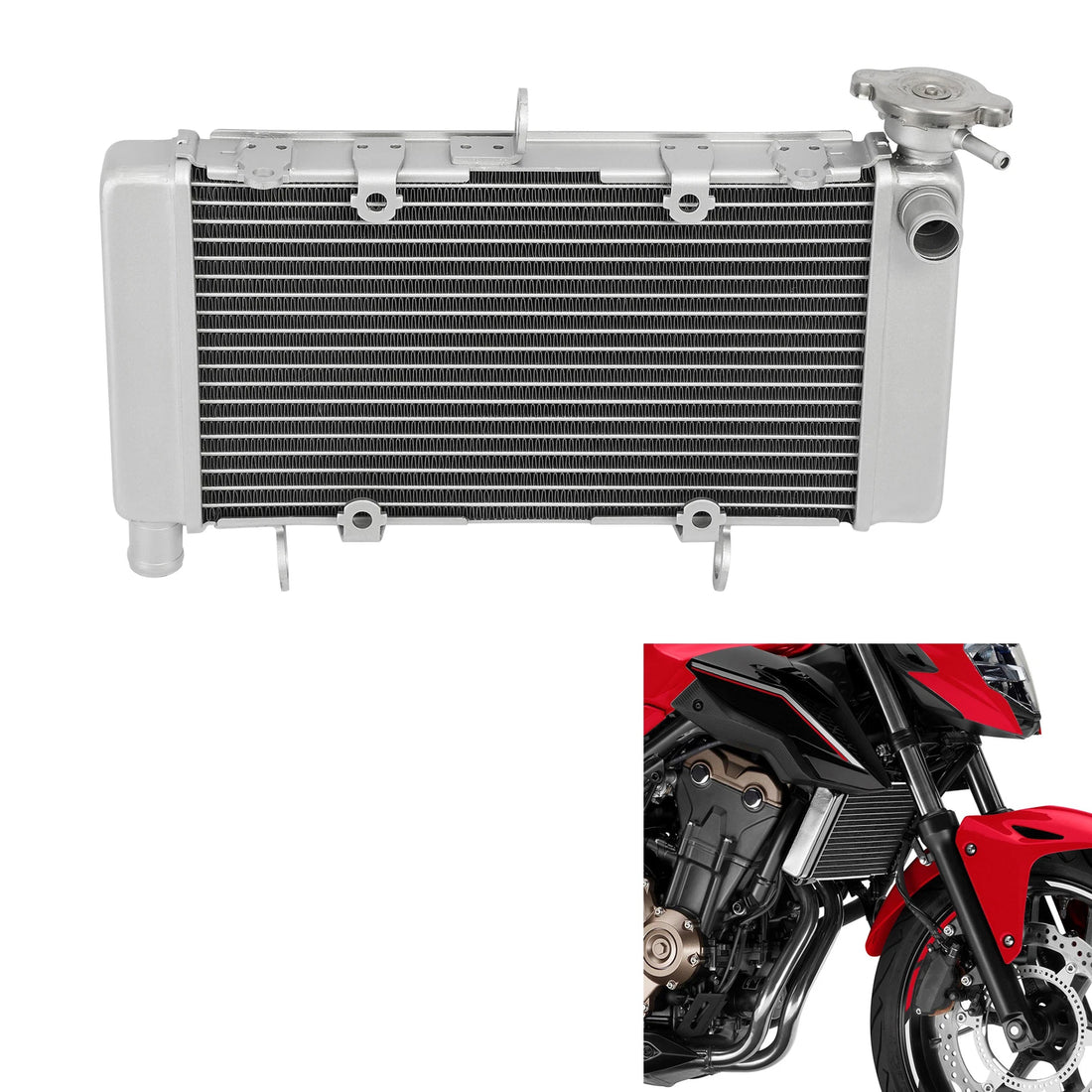 Engine Radiator Cooler Cooling Fit For Honda CB500F 2016-2018 2016 2017 2018