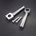 1'' Chrome Motorcycle Billet Handlebar Bar Risers Bars Mount Clamp For Harley