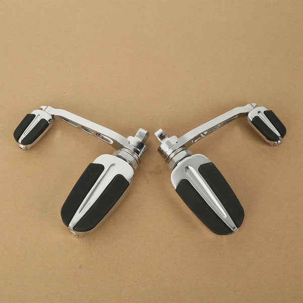 Slipstream Male Mount Foot Pegs Heel Rest Fit For Harley Dyna Fxdf Fat Bob Fxdc