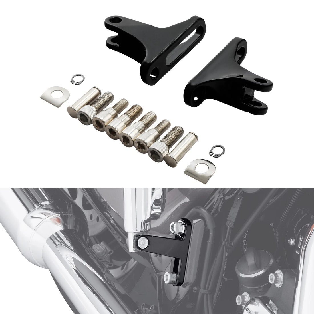 Rear Passenger Footpeg Mini Mount Fit For Harley Touring Road Glide 1993-2025