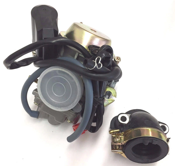 24MM GY6 150CC Carburador Y Colector DE AdmisiÓN Scooter Ciclomotor Tanque SUNL