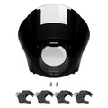 Quarter Front Headlight Fairing Windshield 39mm Fork Clamps Fit For Harley Dyna