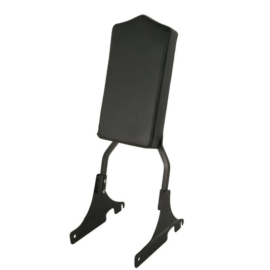 Black Sissy Bar Backrest Fit For Harley Softail Custom Fxstc 1984-1999 1998 1997