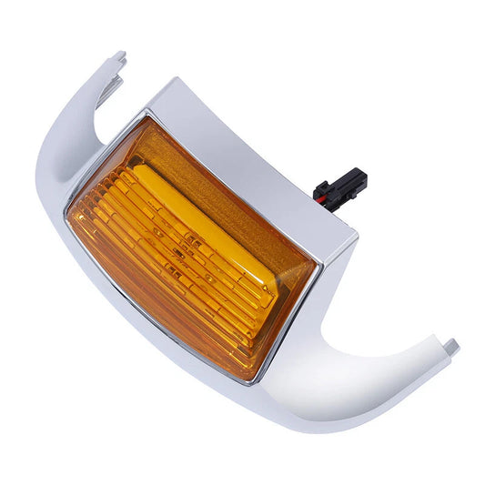ABS Orange Front Fender Tip Light Fit For Harley Electra Glide Heritage Softail