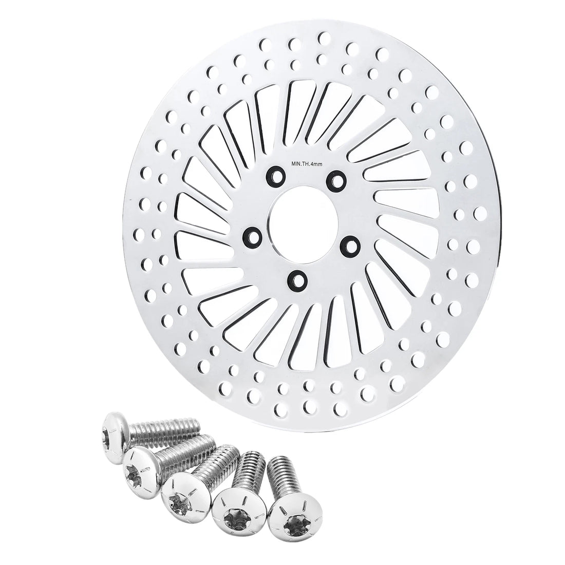 11.8" Front Left Brake Rotors W/ Bolts Fit For Harley Touring 08-23 Dyna 06-17
