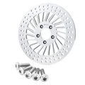 11.8" Front Left Brake Rotors W/ Bolts Fit For Harley Touring 08-23 Dyna 06-17