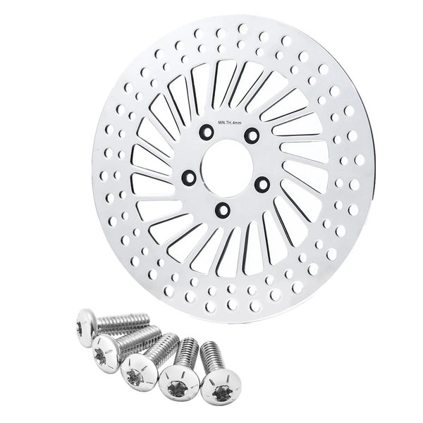 11.8" Front Left Brake Rotors W/ Bolts Fit For Harley Touring 08-23 Dyna 06-17