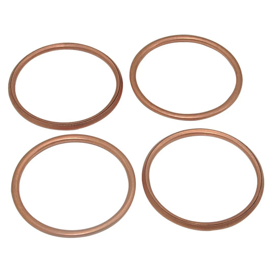 4PC Exhaust Pipe Gasket For Kawasaki KLX250E 93-95 KLX250R 94-03 KLX250S 09-17