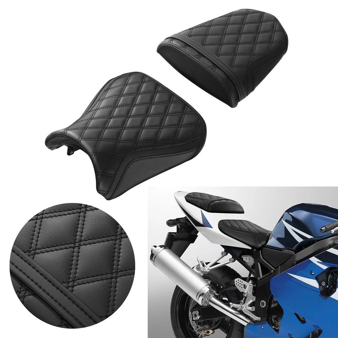 Driver Seat, Passenger Seat Fit For Suzuki GSXR600 GSXR750 2004 2005