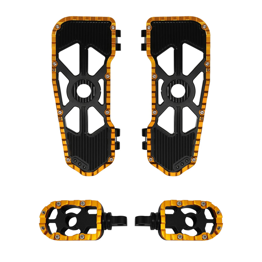 Driver Floorboards Footboards & Footpegs Fit For Harley Road King Glide 2009-24
