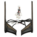 Vertical Rear LED Light Strips Fit For Honda Goldwing 1800 12-17 F6B 13-17 Black