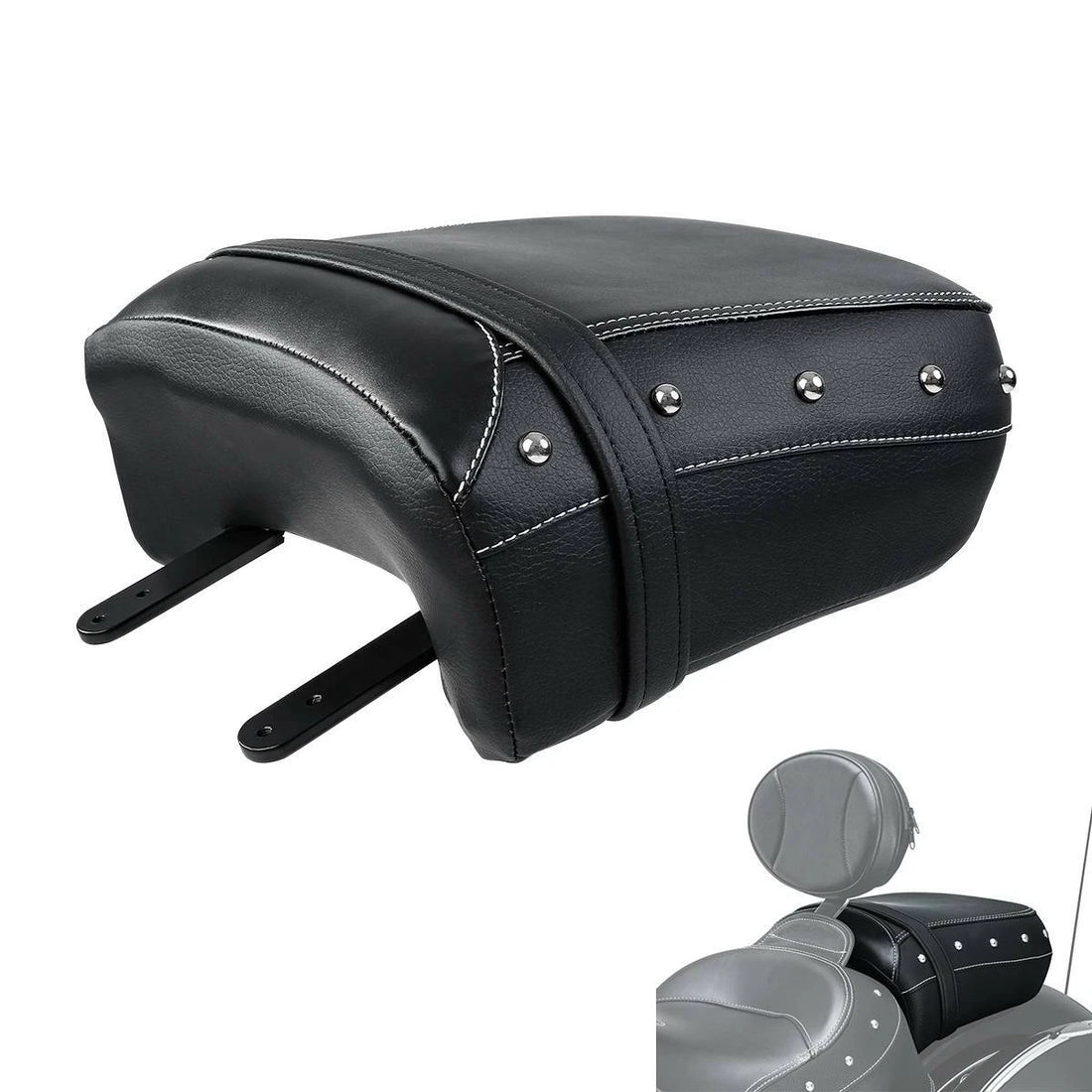 Rear Passenger Seat Fit For Indian Chief Classic 14-18 Chieftain Dark Horse 16+