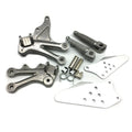 Fit for 2004 2005 Kawasaki Ninja ZX10R Silver Driver Front Foot Peg Bracket