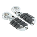 Universal 1 1/4" Wing Footpeg Peg Mount Clamp Fit For Harley Touring Road Glide