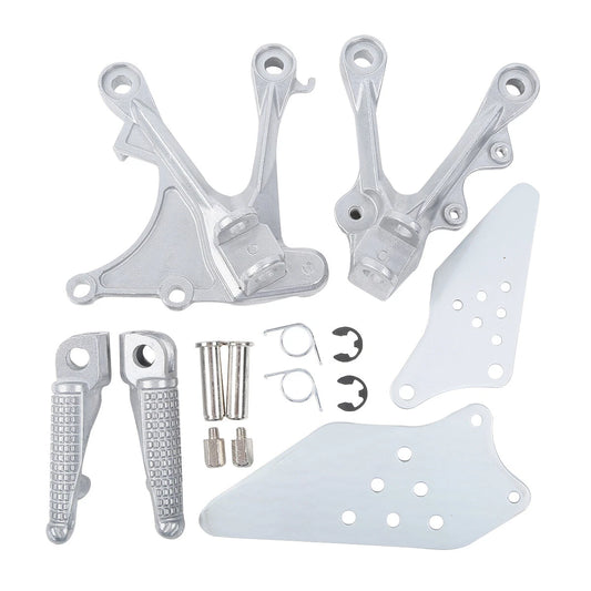Front Footrest Foot Pegs Bracket Fit For Kawasaki Ninja ZX6R 05-08