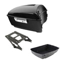 Black King Trunk Mount Rack Fit For Harley Touring Street Electra Glide 14-2026