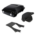 Black Razor Trunk Backrest Mount Fit For Harley Touring 1997-2008