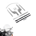 Chrome Windshield Windscreen Bracket Kit Fit For Harley Touring Road King 94-25