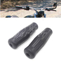 7/8" Black Vintage Motorcycle Classic Coke Bottle Handlebar Rubber Hand Grip