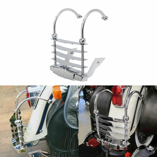 Rear Bumper Cheese Grater Grill Fit For Harley Heritage Springer Flsts 1997-2003