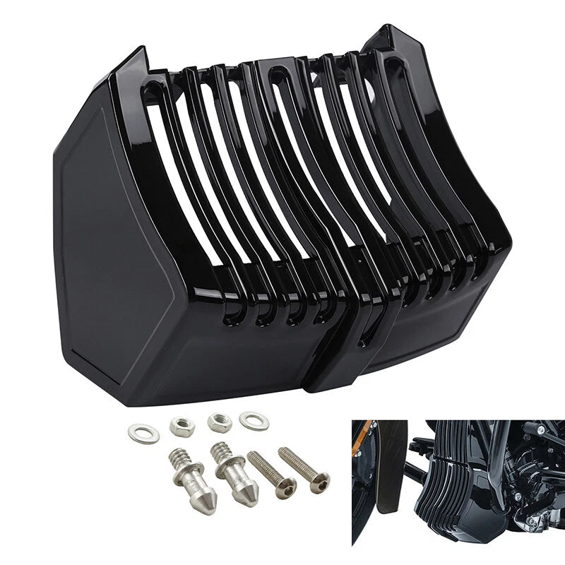 Precision Oil Cooler Cover Fit For Harley Touring Street Road Glide King 17-23